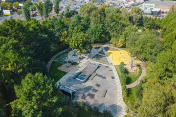 Деревянный скейт-парк в&nbsp;парке&nbsp;им. Федорова, Москва превью 1
