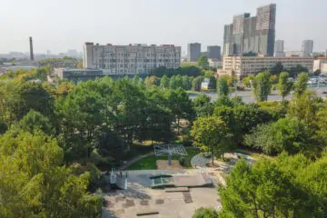 Деревянный скейт-парк в&nbsp;парке&nbsp;им. Федорова, Москва превью 1