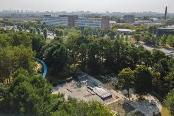 Деревянный скейт-парк в&nbsp;парке&nbsp;им. Федорова, Москва превью 1