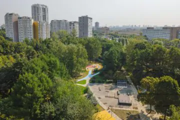 Деревянный скейт-парк в&nbsp;парке&nbsp;им. Федорова, Москва превью 1