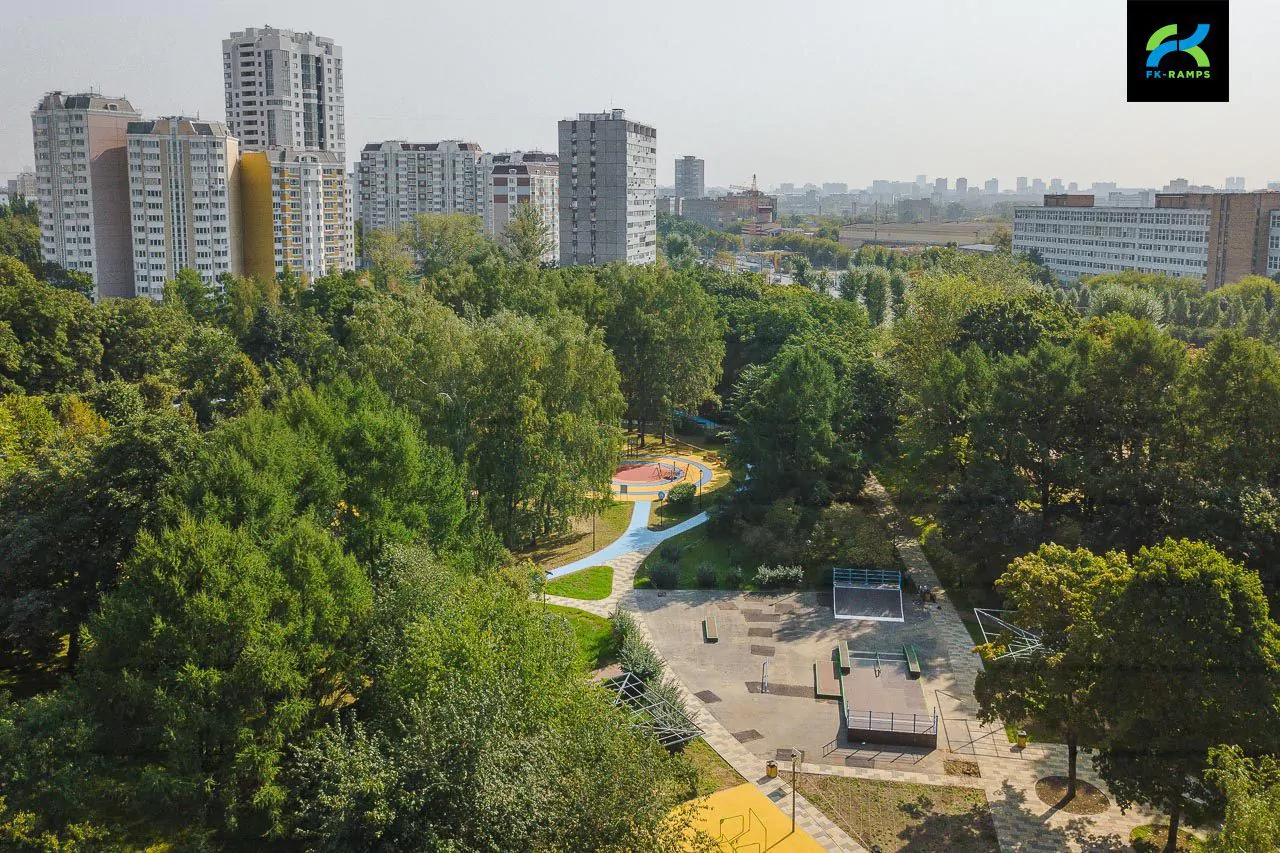 Деревянный скейт-парк в&nbsp;парке&nbsp;им. Федорова, Москва фото 15