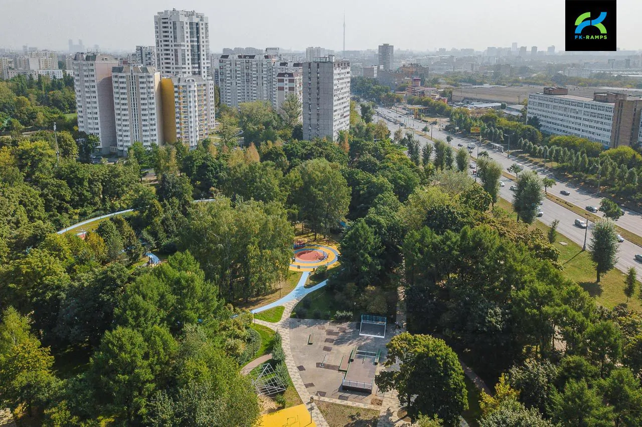 Деревянный скейт-парк в&nbsp;парке&nbsp;им. Федорова, Москва фото 16