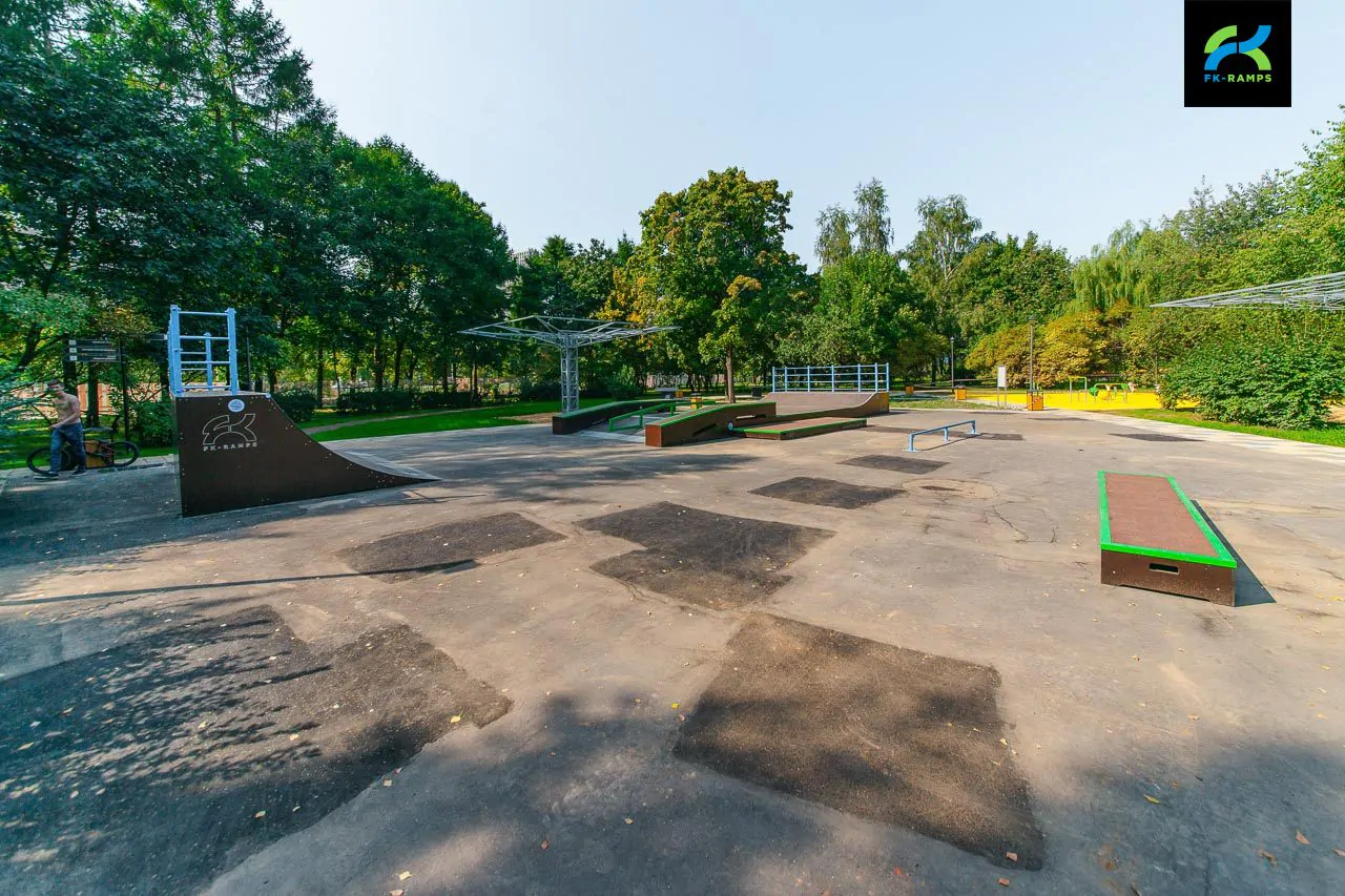 Деревянный скейт-парк в&nbsp;парке&nbsp;им. Федорова, Москва фото 17