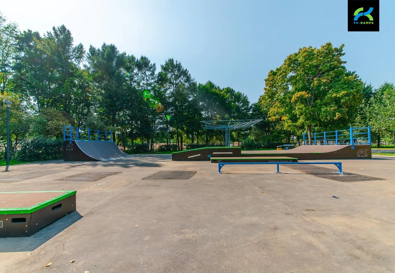 Деревянный скейт-парк в&nbsp;парке&nbsp;им. Федорова, Москва фото 5