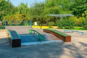 Деревянный скейт-парк в&nbsp;парке&nbsp;им. Федорова, Москва превью 1