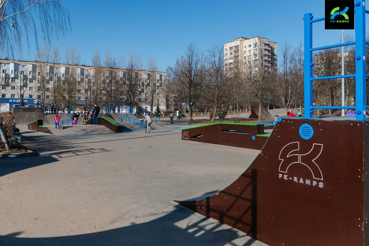 Деревянный скейт-парк в&nbsp;Киришах фото 3