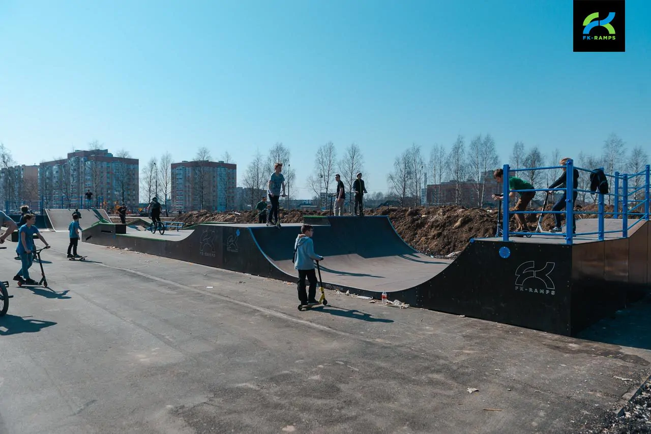 Деревянный скейт-парк в&nbsp;Великом Новгороде фото 8