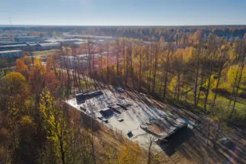 Деревянный скейт-парк в&nbsp;Дубровке, Ленинградская обл. превью 1