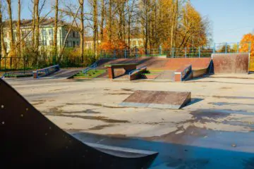 Деревянный скейт-парк в&nbsp;Дубровке, Ленинградская обл. превью 1