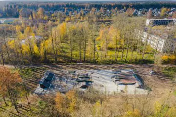 Деревянный скейт-парк в&nbsp;Дубровке, Ленинградская обл. превью 1