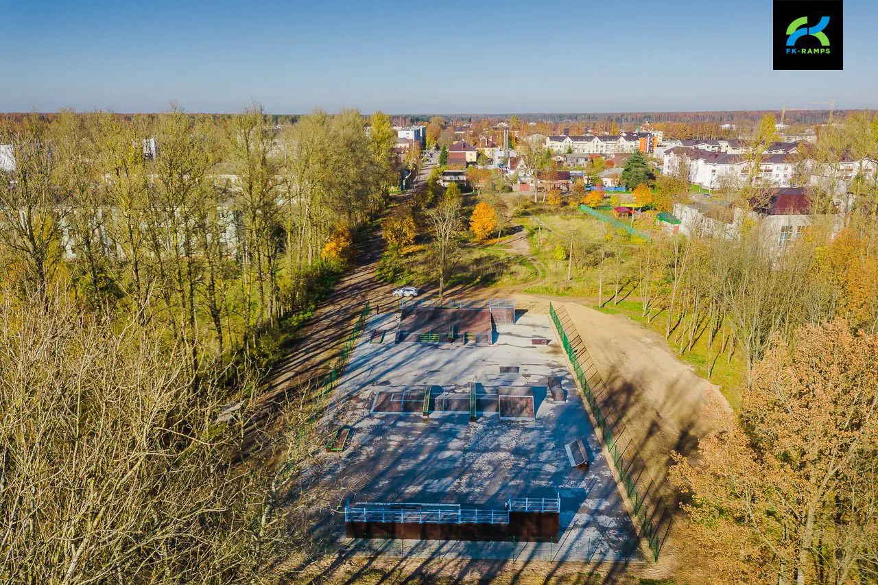 Деревянный скейт-парк в&nbsp;Дубровке, Ленинградская обл. фото 19