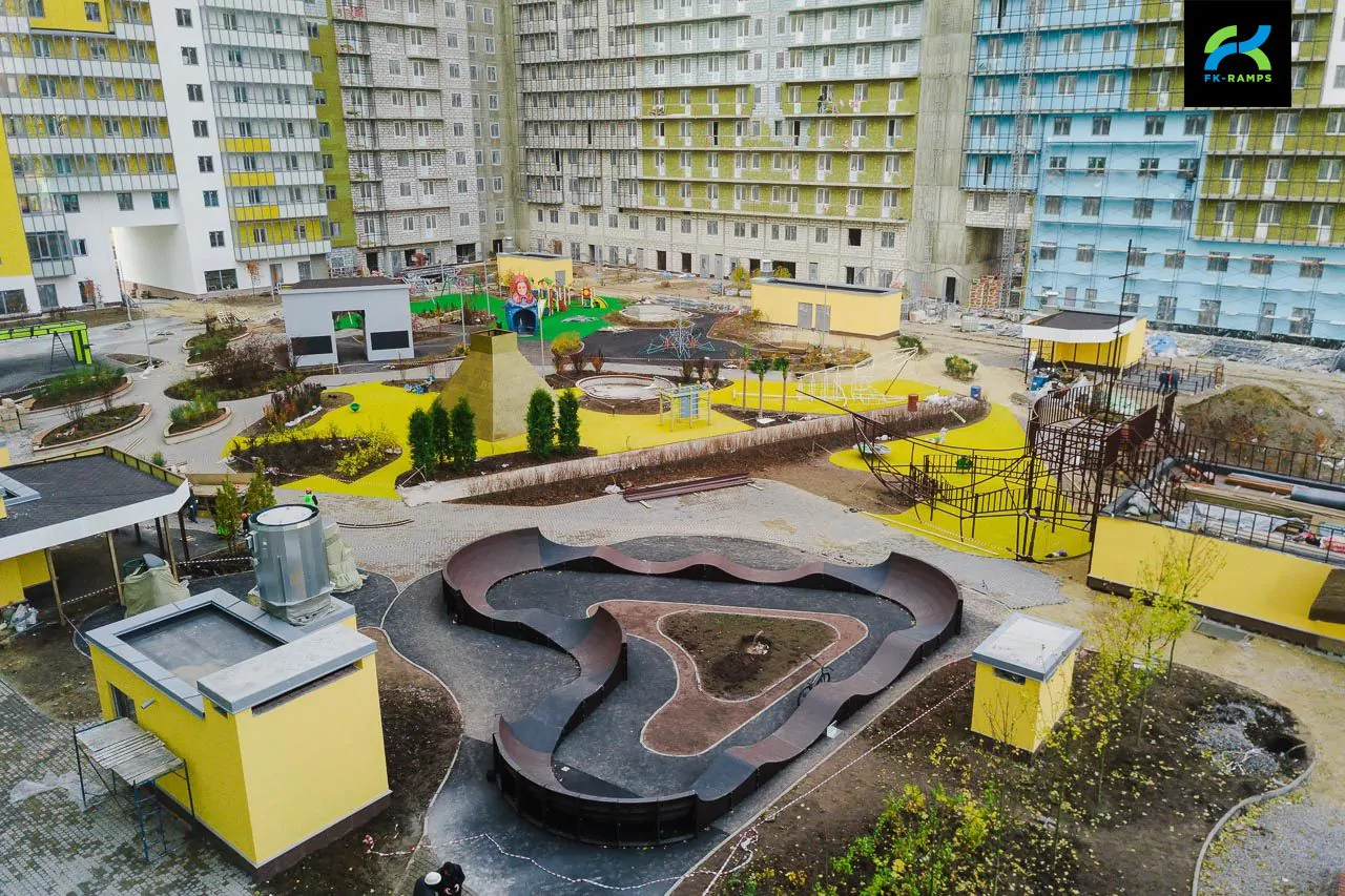 Памп-трек в&nbsp;ЖК&nbsp;Граффити, СПб