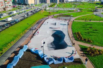 Бетонный скейт-парк МЕГА Дыбенко, СПб превью 1