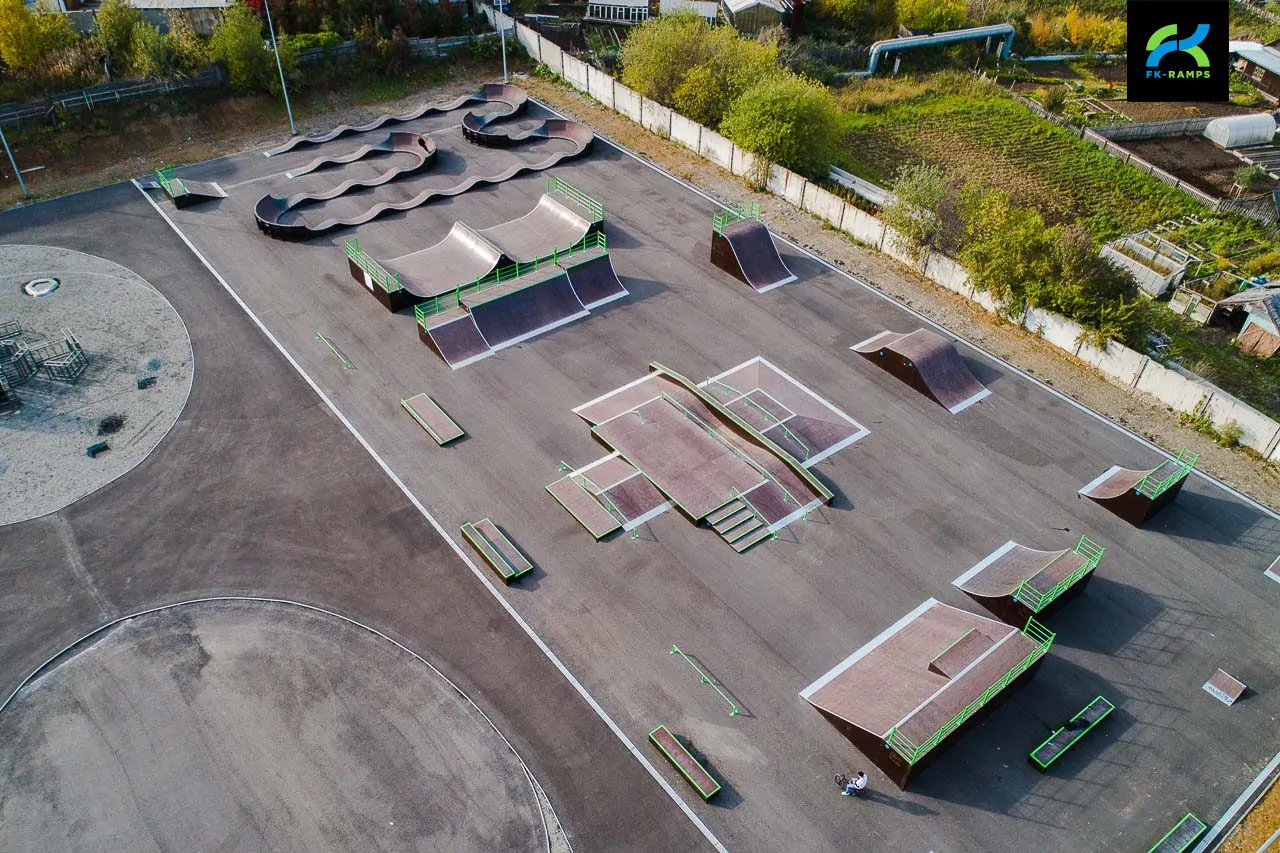 Скейт-парк и&nbsp;памп-трек FK-ramps в&nbsp;Краснотурьинске