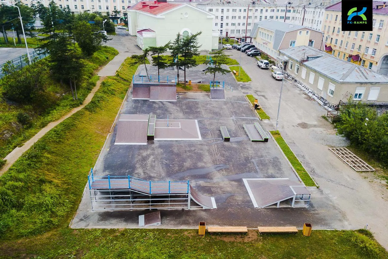 Скейт-парк FK-ramps в&nbsp;Магадане