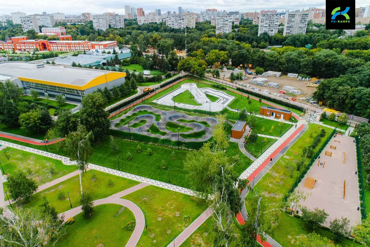 Асфальтовый памп-трек в&nbsp;Черкизовском парке фото 4