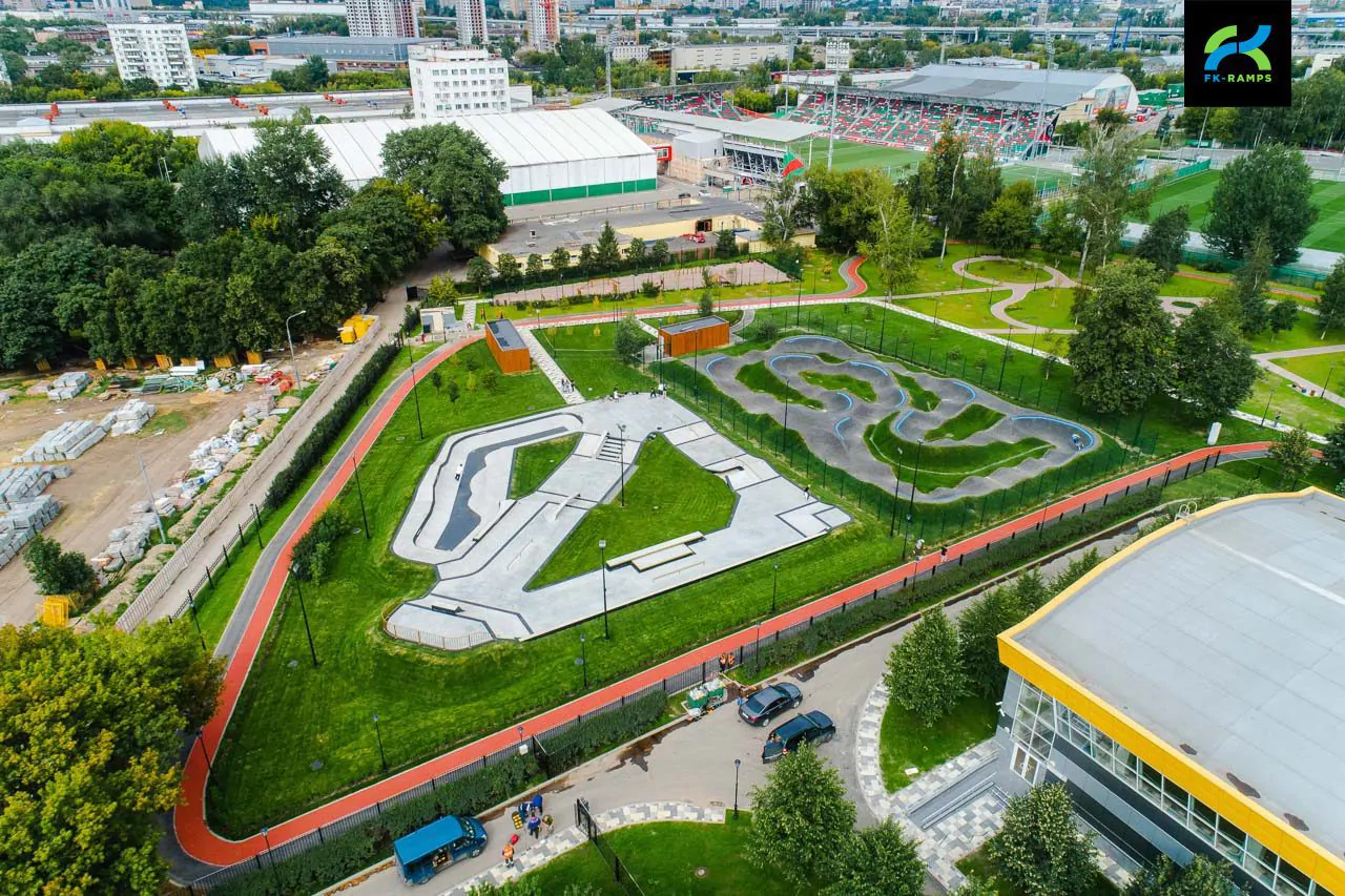 Асфальтовый памп-трек в&nbsp;Черкизовском парке фото 14
