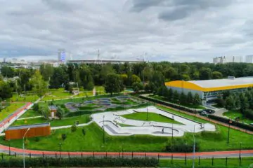 Асфальтовый памп-трек в&nbsp;Черкизовском парке превью 1