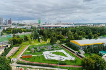 Асфальтовый памп-трек в&nbsp;Черкизовском парке превью 1