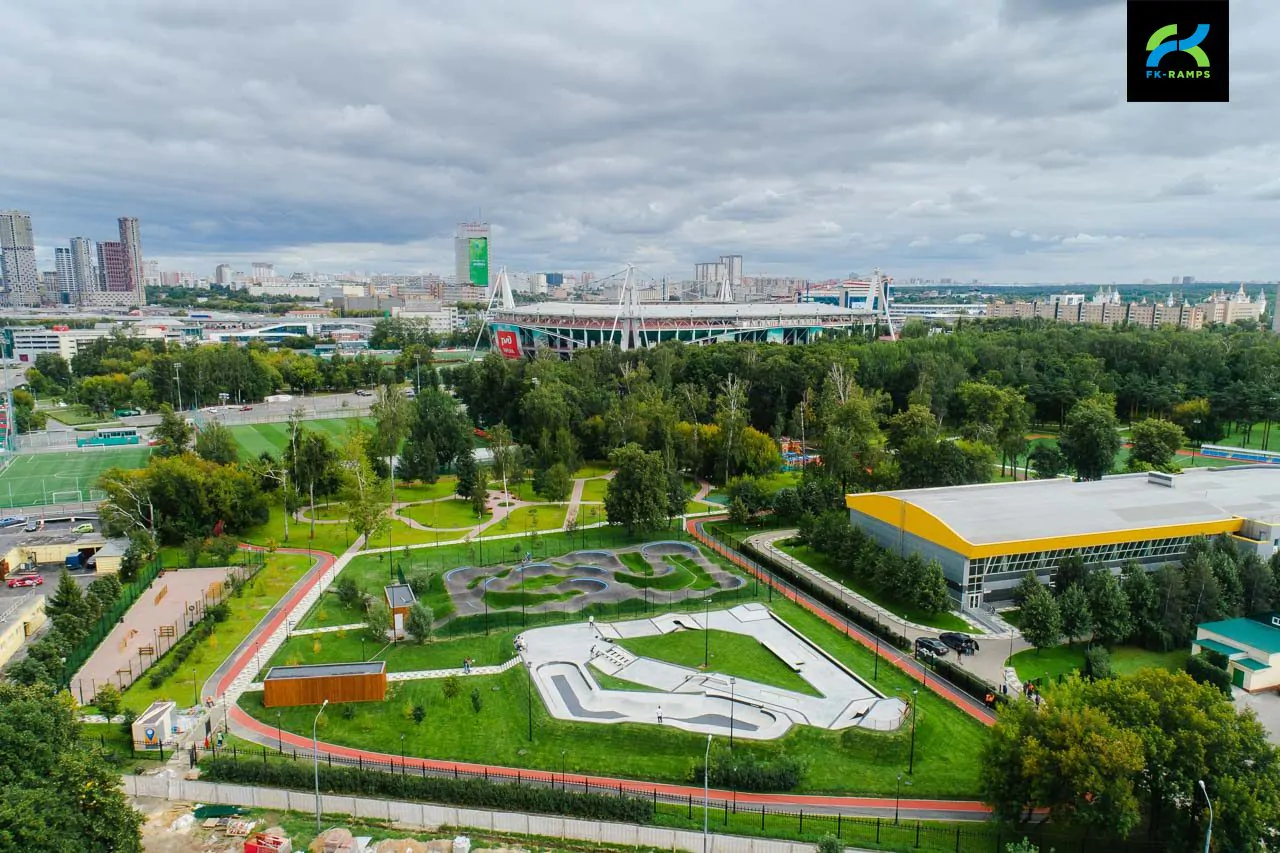 Асфальтовый памп-трек в&nbsp;Черкизовском парке фото 2