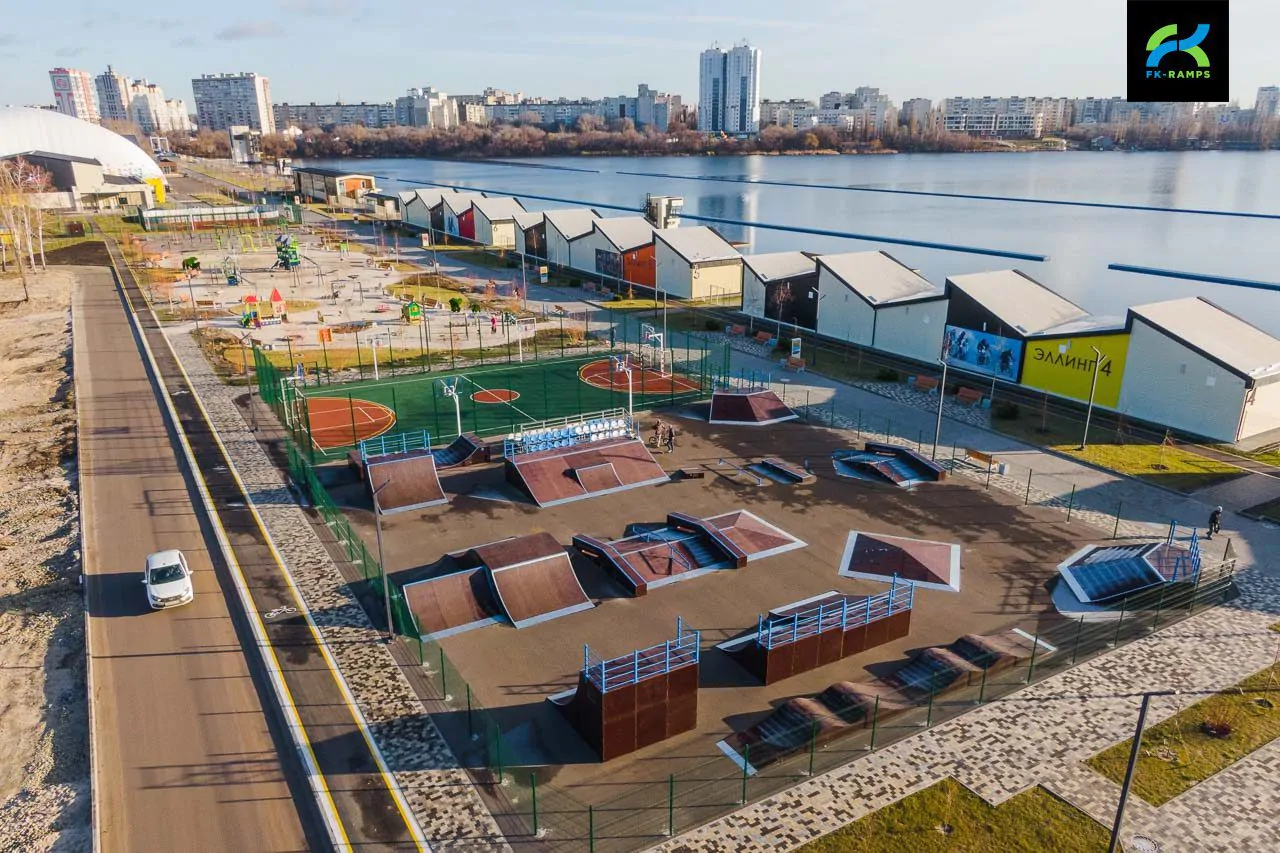 Скейт-парк на&nbsp;дамбе Воронеж