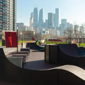 Скейт-парк и памп-трек ЖК Сердце Столицы, Москва