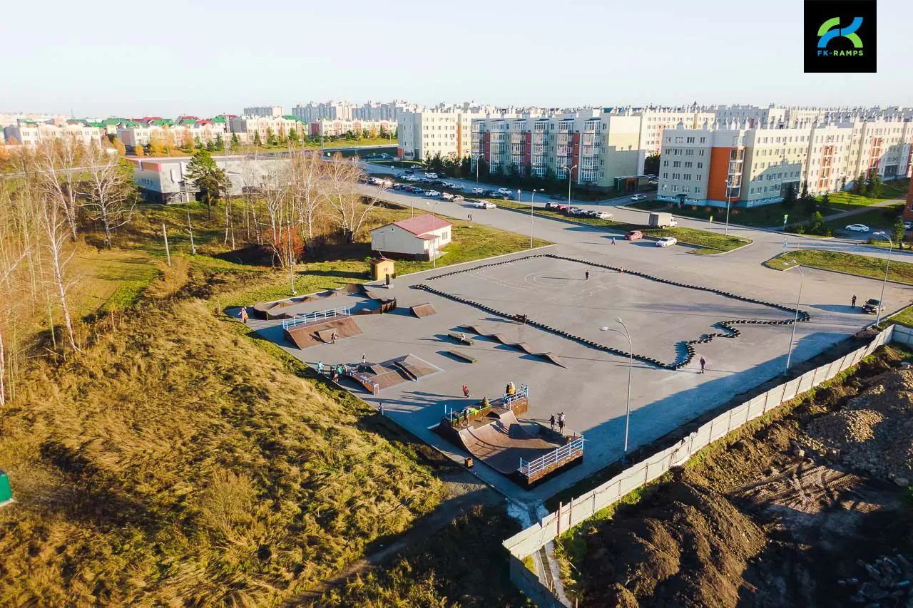 Скейт парк в Кемерово (Лесная Поляна)