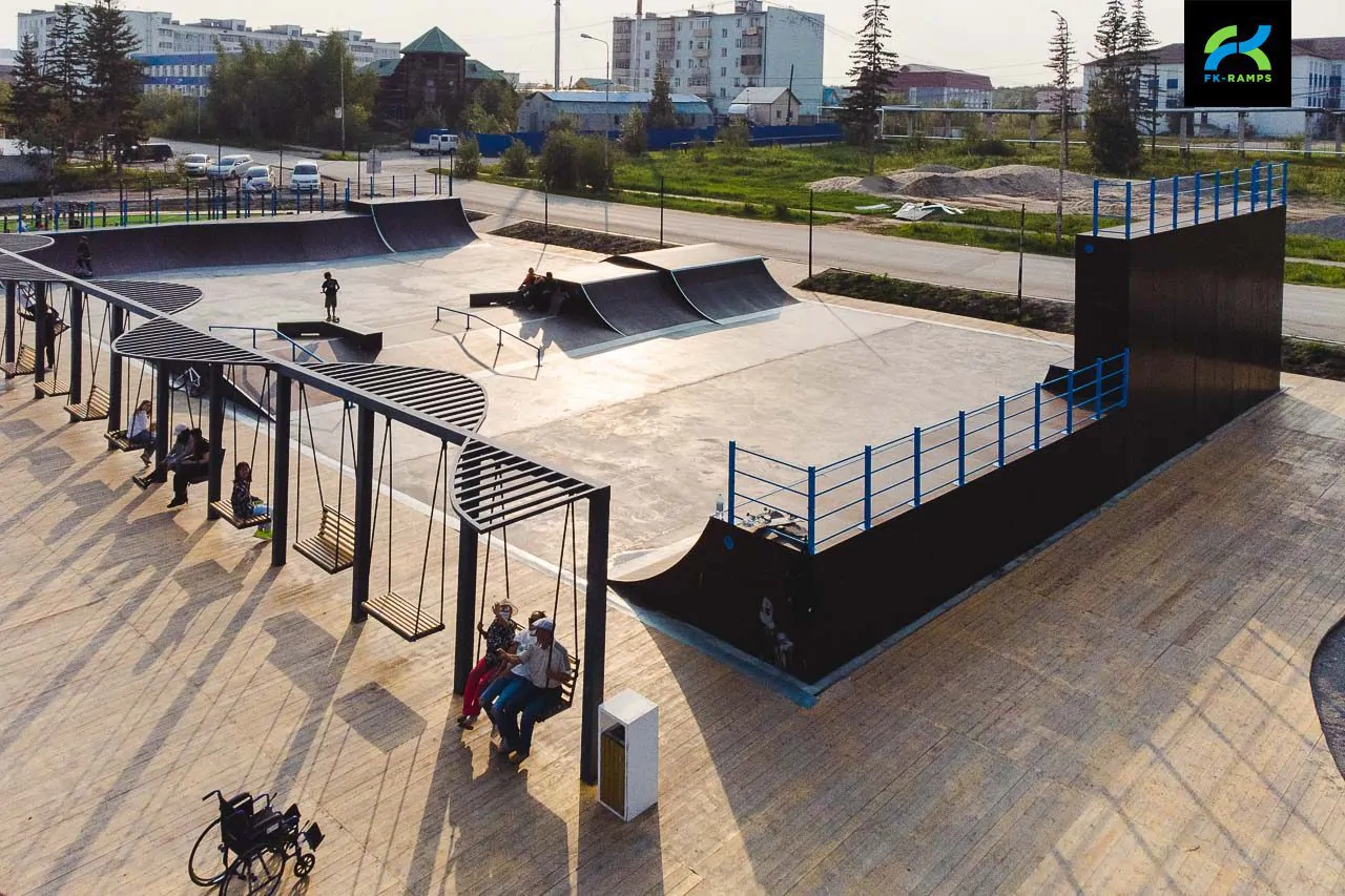 Скейт-парк в Покровске (Республика Саха) фото 3