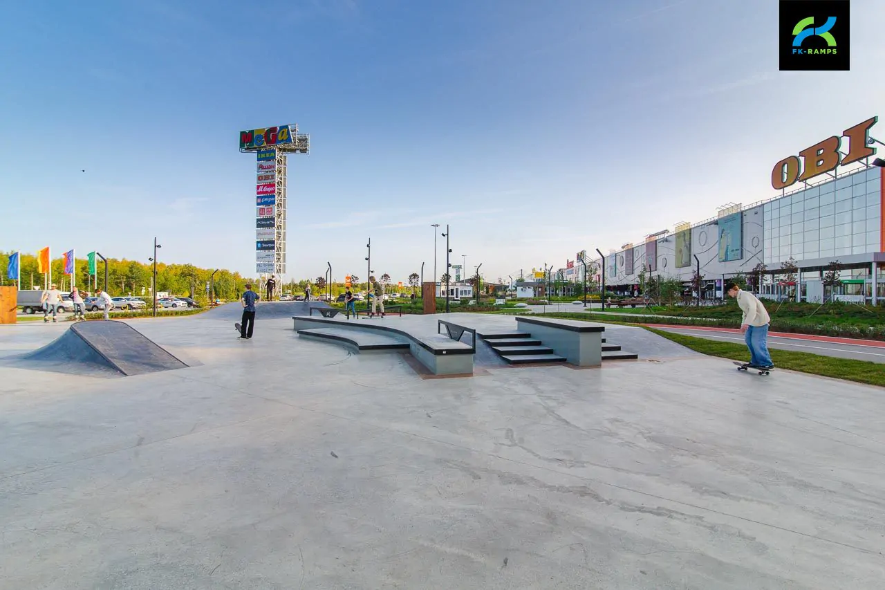 Скейт-парк и&nbsp;памп-трек МЕГА-Нижний Новгород фото 15