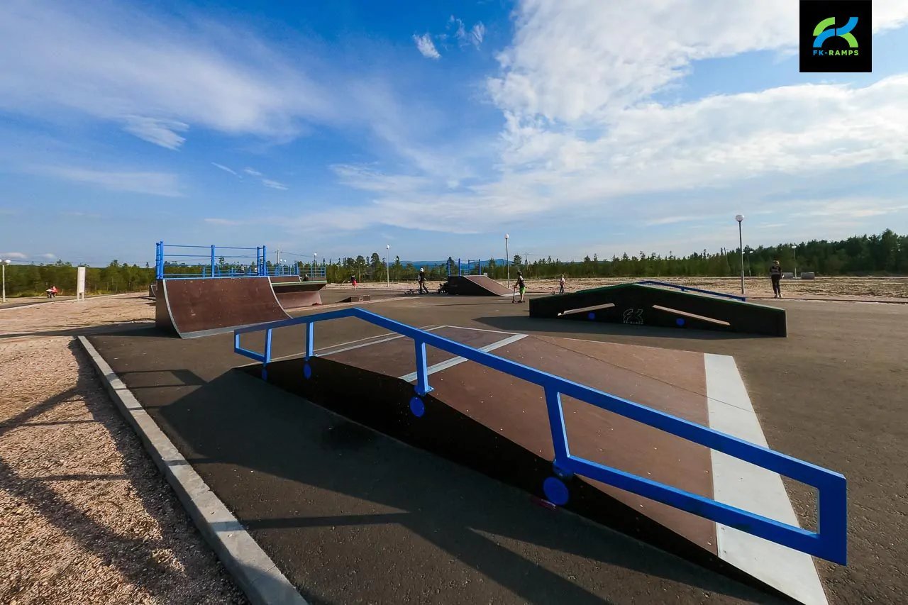 Скейт-парк в&nbsp;городе Полярные Зори фото 7