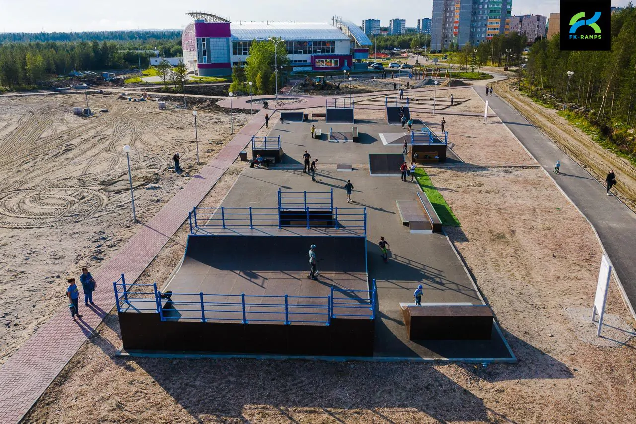 Скейт-парк в&nbsp;городе Полярные Зори