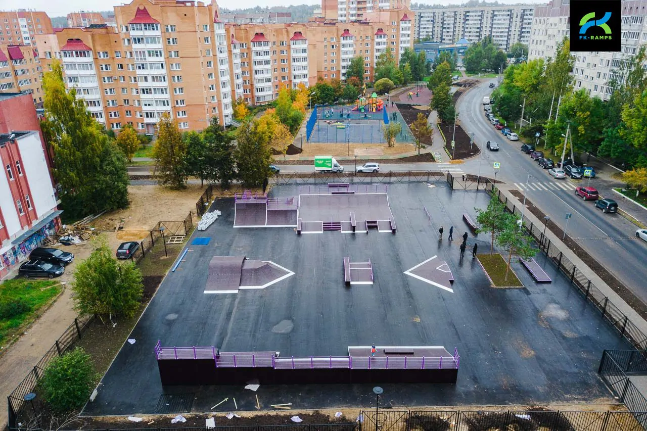 Скейт-парк во&nbsp;Всеволожске на&nbsp;Ленинградской улице фото 1