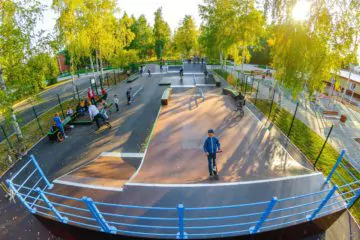 Деревянный скейт-парк в Стрежевом превью 1