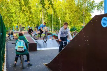 Деревянный скейт-парк в Стрежевом превью 1
