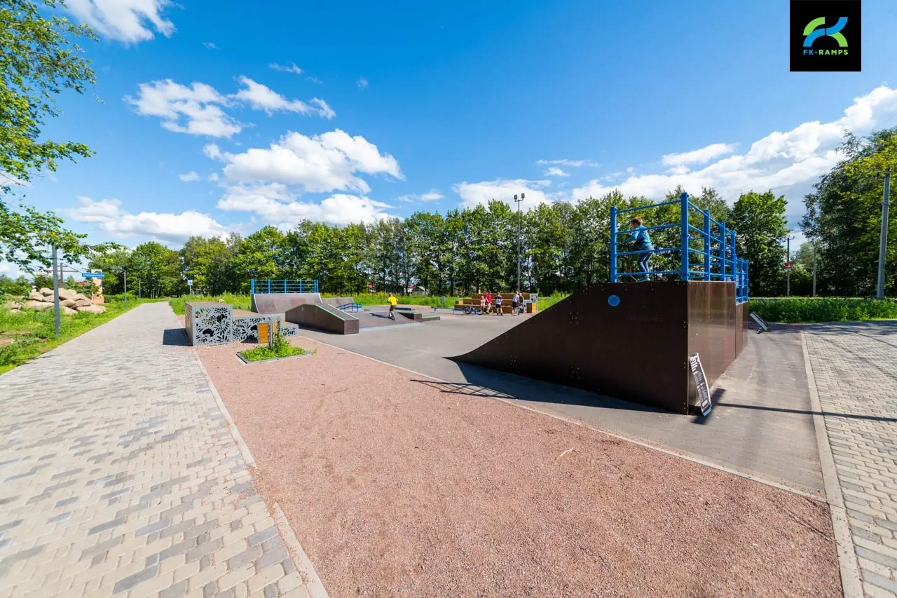 Деревянный скейт-парк в&nbsp;деревне Рабитицы фото 2