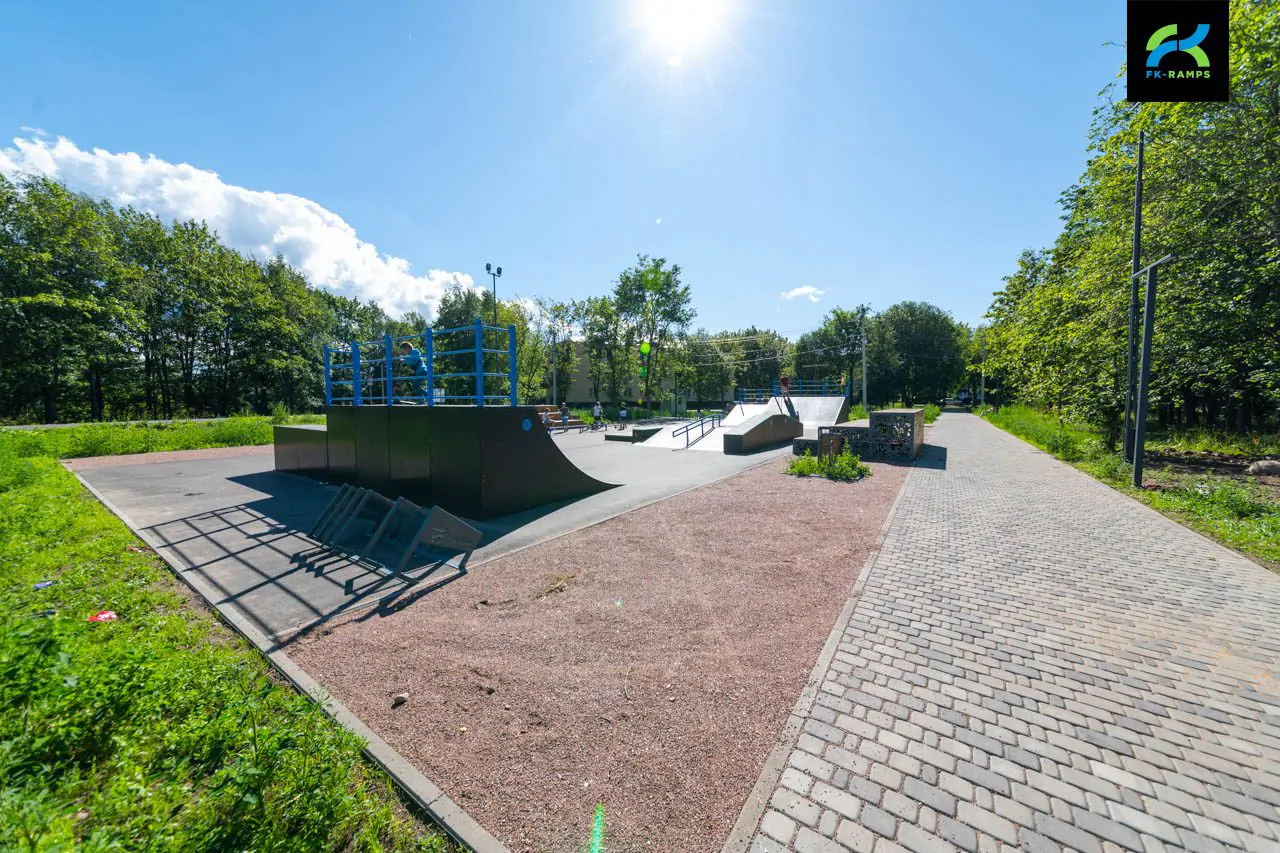 Деревянный скейт-парк в&nbsp;деревне Рабитицы фото 3