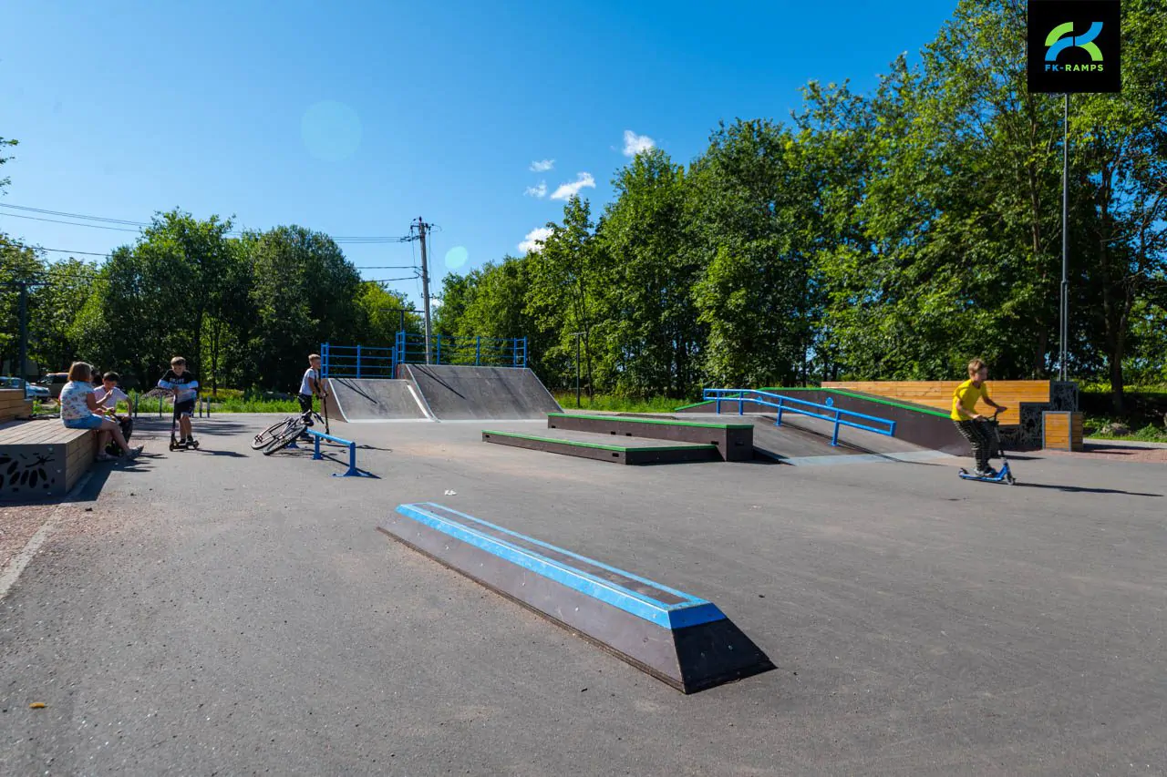 Деревянный скейт-парк в&nbsp;деревне Рабитицы фото 6