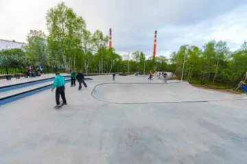Бетонный скейт-парк в&nbsp;Североморске превью 1