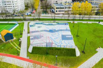 Бетонный скейт-парк в&nbsp;парке Яуза (Москва) превью 1