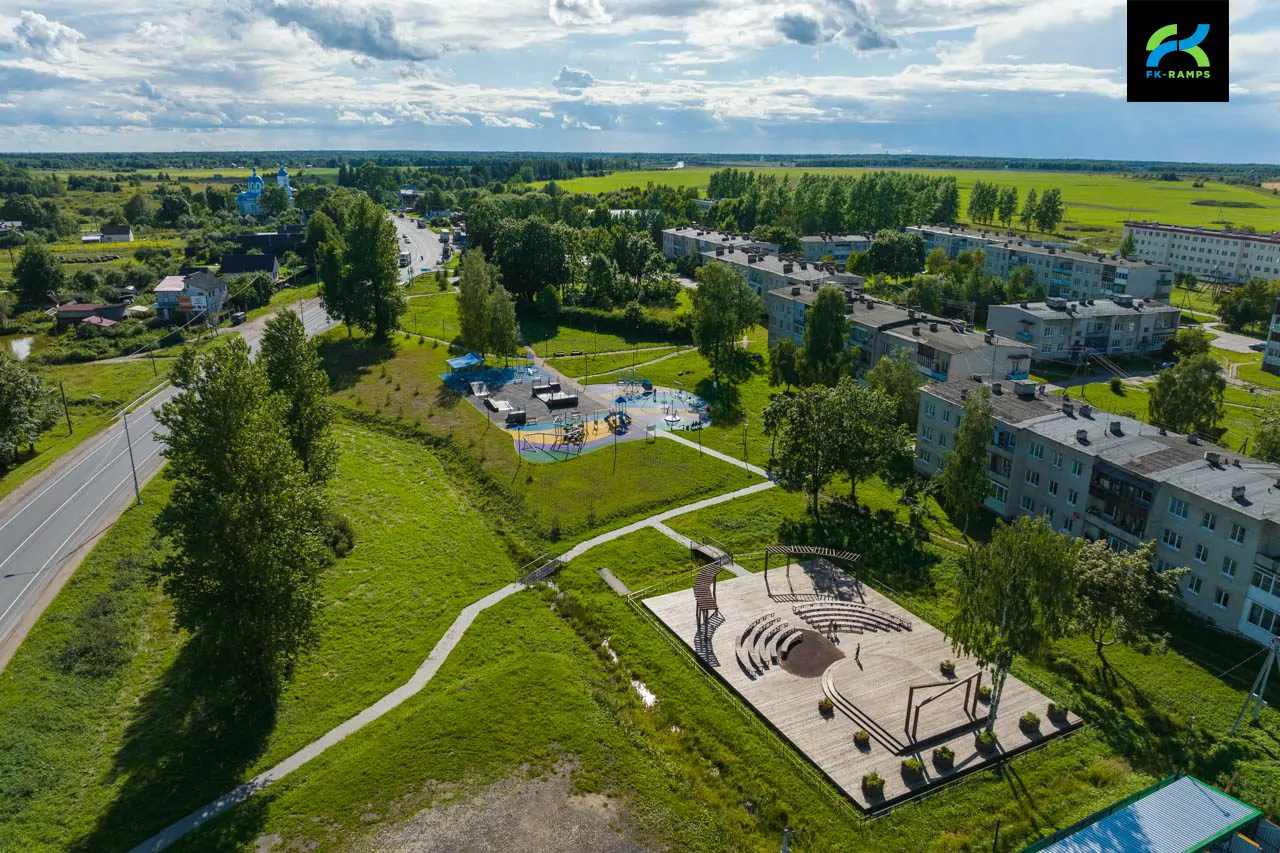 Деревянный скейт-парк в&nbsp;Ополье (ЛО) фото 9