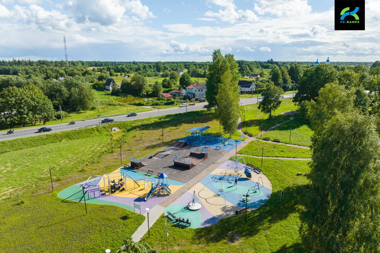 Деревянный скейт-парк в&nbsp;Ополье (ЛО) фото 10