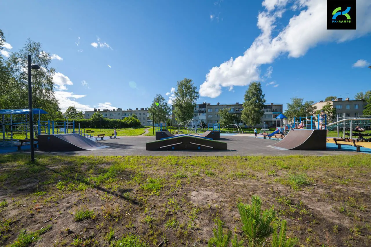 Деревянный скейт-парк в&nbsp;Ополье (ЛО) фото 15