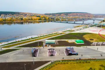 Деревянный скейт-парк в&nbsp;Кемерово (Кузбасс арена) превью 1