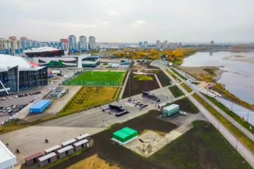 Деревянный скейт-парк в&nbsp;Кемерово (Кузбасс арена) превью 1