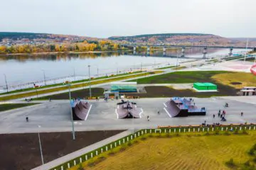 Деревянный скейт-парк в&nbsp;Кемерово (Кузбасс арена) превью 1