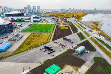 Деревянный скейт-парк в&nbsp;Кемерово (Кузбасс арена) превью 1
