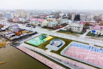 Мини-рампа с&nbsp;пулом в&nbsp;городе Карасук превью 1