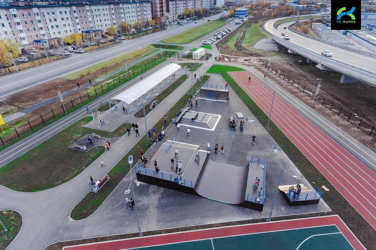 Скейт-парк в&nbsp;Новом Уренгое