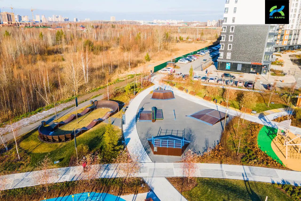 Скейт-парк и&nbsp;памп-трек в&nbsp;Тюмени (ЖК&nbsp;Айвазовский) фото 7