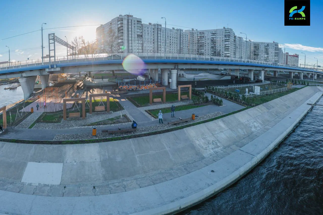 Скейт-парк на&nbsp;набережной Макарова (СПб) фото 35